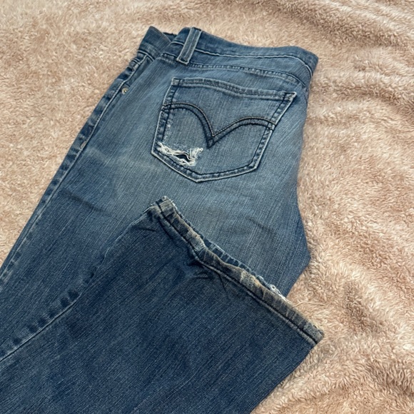 Levi's Blue Women's Jeans too superlow 524 - Picture 5 of 8